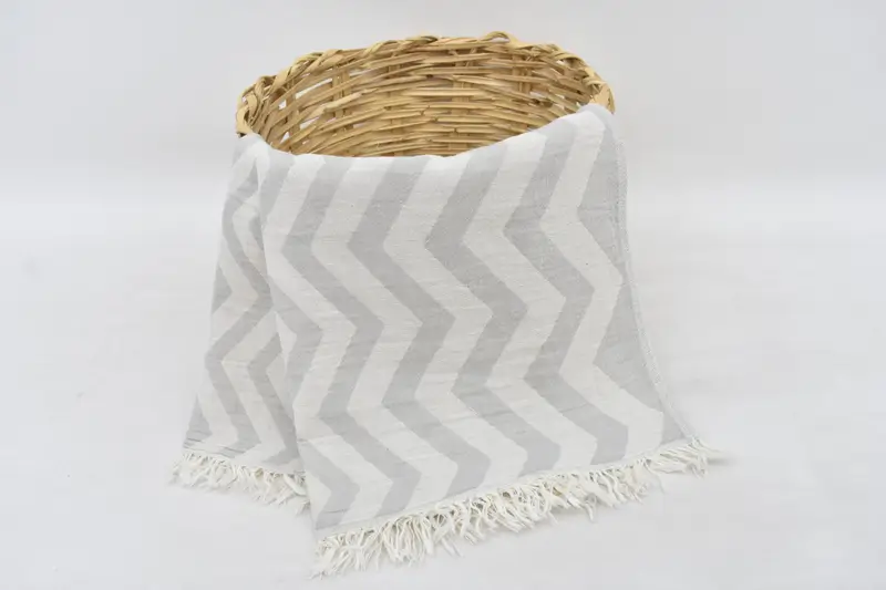 40x24 Cotton Zigzag Design Towel, Personalized Kitchen Towel, Travel Towel, Bachelorette Party Gifts, Boyfriend Gift, Wedding Favors, Wedding Gift