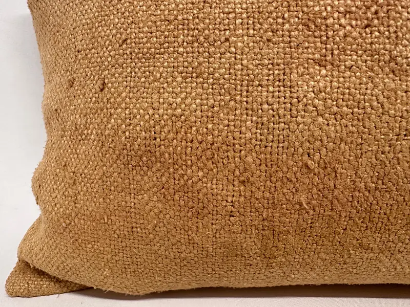 Vintage Kilim Throw Pillow, Boho Pillow, 16x48 Brown Pillow Sham, Handwoven Pillow Cover Cushion, Kilim Cushion Sham, Pillow Sham - 2