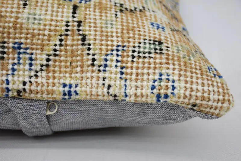 Pillow Sham, Farmhouse Pillow Case, Home Decor Pillow, 12x12 Beige Cushion Case, Vintage Pillow, Boho Throw Cushion Case, Interior Designer Pillow - 4