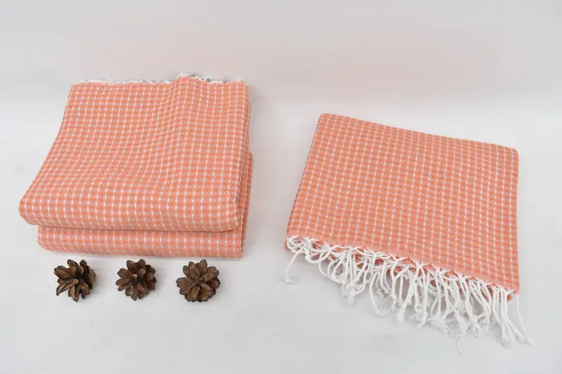 Home Gift, Personalized Beach Towel, Organic cotton peshtemal for spa and beach, 68x36 Cotton Waffle Towel, Bridesmaid Gift, Bridal Shower Favors - 8