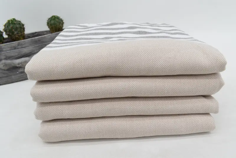 Sand-free towel, Sand-resistant towel, 70x40 Cotton Striped Towel, Bachelorette Party Favors Beach, Turkish Towel Bulk, Travel towel, Yoga Towel - 5