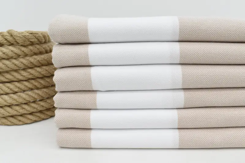 Sand-free towel, Sand-resistant towel, 70x40 Cotton Striped Towel, Bachelorette Party Favors Beach, Turkish Towel Bulk, Travel towel, Yoga Towel - 2
