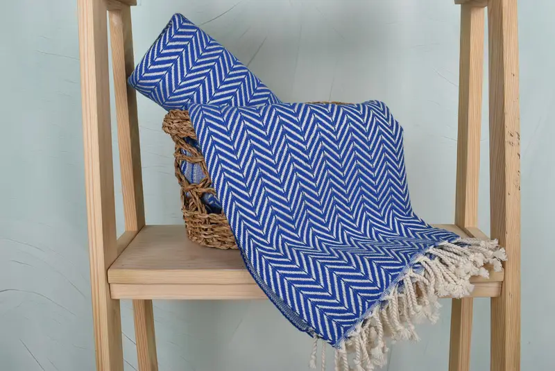 Bridesmaid Towel, Wedding Gift Ideas, Wedding Favors, Turkish Towel USA, Monogram Towels, 70x40 Cotton Zig zag Towel, Personalized Wedding Gift - 4