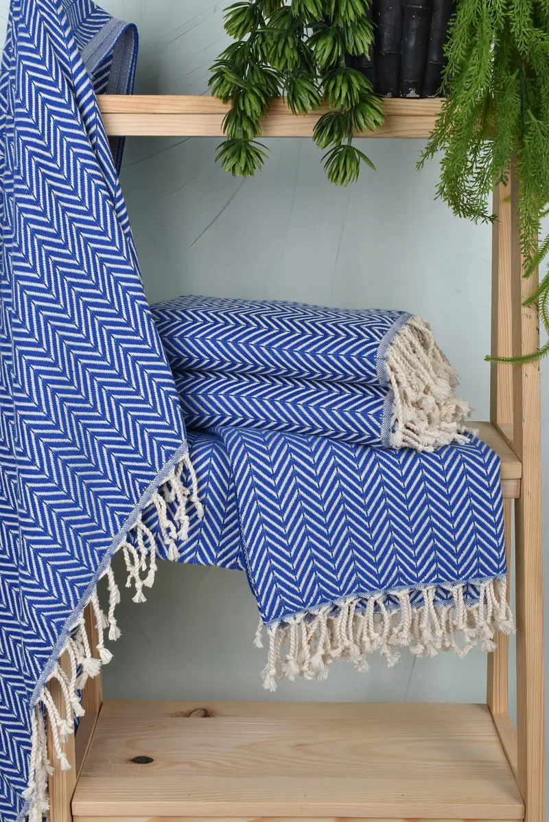 Bridesmaid Towel, Wedding Gift Ideas, Wedding Favors, Turkish Towel USA, Monogram Towels, 70x40 Cotton Zig zag Towel, Personalized Wedding Gift - 6