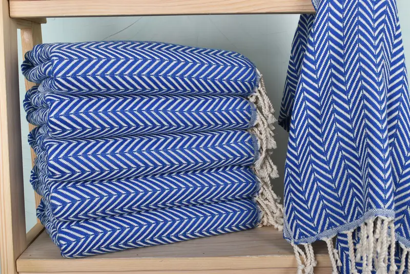 Bridesmaid Towel, Wedding Gift Ideas, Wedding Favors, Turkish Towel USA, Monogram Towels, 70x40 Cotton Zig zag Towel, Personalized Wedding Gift - 2