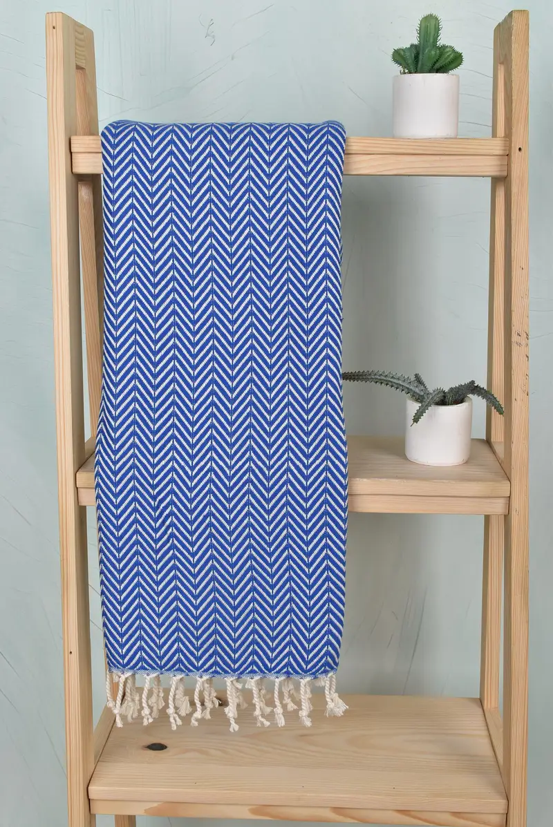 Bridesmaid Towel, Wedding Gift Ideas, Wedding Favors, Turkish Towel USA, Monogram Towels, 70x40 Cotton Zig zag Towel, Personalized Wedding Gift - 8