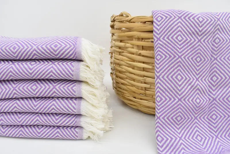 Monogram Hand Towel, Personalized Dish Towel, Hand Size Towels, 28x20 Cotton Diamond Towel, Monogrammed Hand Towel, Holiday Towel, Summer Gift - 1
