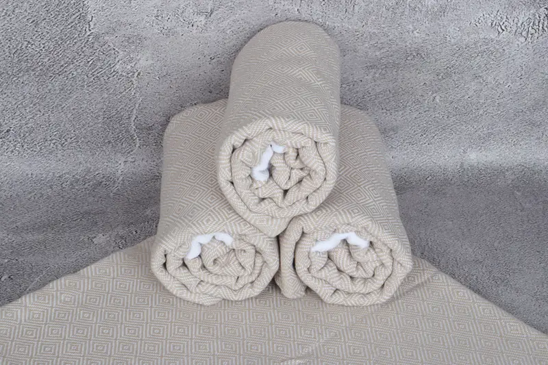 Quick-dry peshtemal, Bachelorette Party Gifts, 70x40 Cotton Diamond Towel, Mother Of The Groom Gift, Thin towel, Decorative Towel, Spa Towel - 7