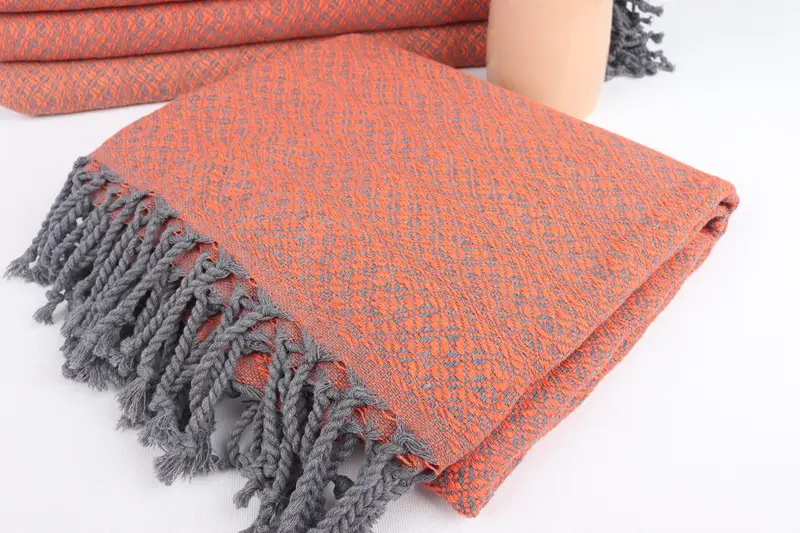 Bachelor Gifts, Handmade Gift, 70x40 Cotton Geometric Towel, Organic Beach Towel, Monogram Beach Towel, Peshtemal Towel USA, Custom Wedding Gifts - 5