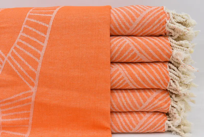 68x40 Cotton Striped Design Towel, Wedding Gift, Wedding Favors, Turkish fouta towel for outdoor use, Scarf Towel, Organic towel, Family Gift - 4