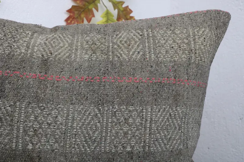 20x20 Brown Pillow, Kilim Cushion Sham, Kilim Pillow Cover, Cushion, Handmade Throw Cushion Cover, Boho Pillow Sham Cover - 5