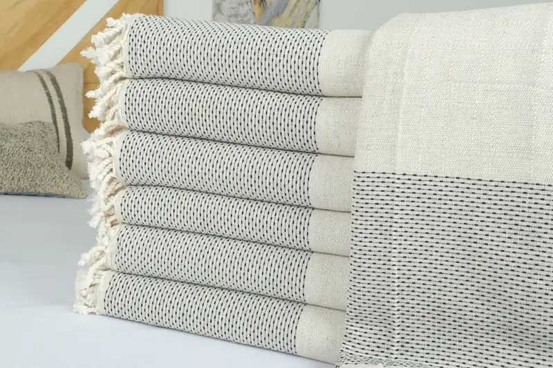 Personalized Blanket, Personalized Gifts, Valentines Day Gift Idea, Halloween Blanket, 96x96 Cotton Polka Dot Towel, Housewarming Gift - 2