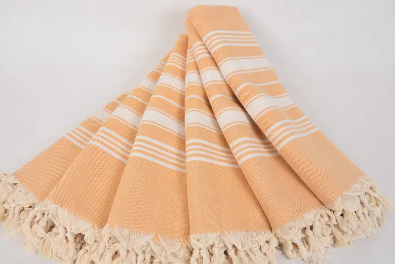 Lightweight Turkish towel, Handwoven Turkish bath towel, Peshtemal Towel, 70x40 Cotton Herringbone Towel, Custom Wedding Gifts, Bachelor Gift - 4