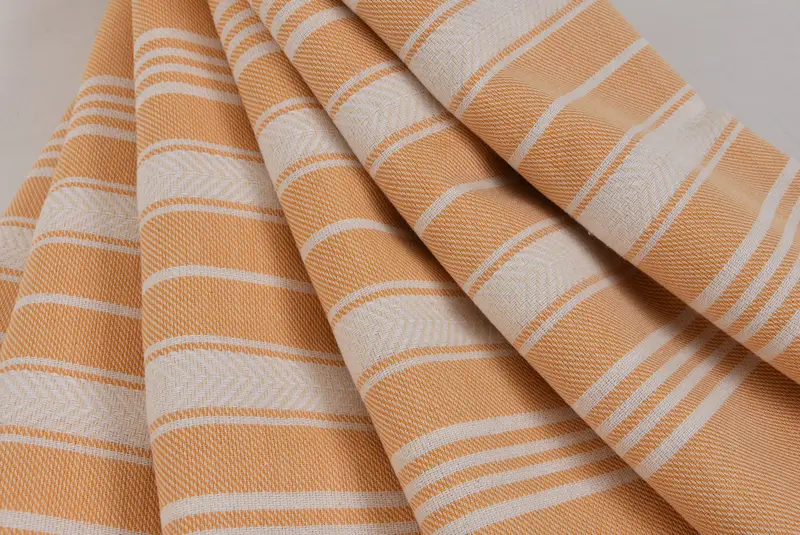 Lightweight Turkish towel, Handwoven Turkish bath towel, Peshtemal Towel, 70x40 Cotton Herringbone Towel, Custom Wedding Gifts, Bachelor Gift - 5