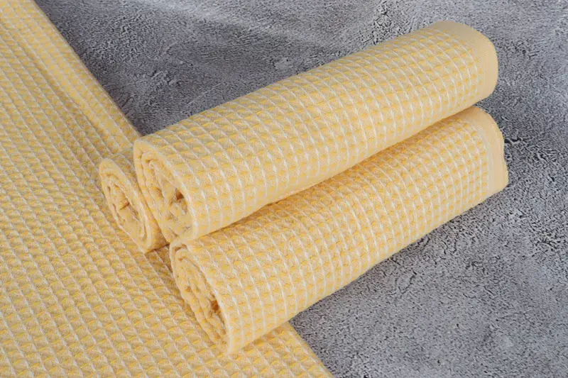 Bridesmaid Gifts, Home Decor Gifts, Monogram Kitchen Towel, Small Bath Towels, Wedding Gift Kitchen Towel, Home Gift, 44x22 Cotton Waffle Towel - 7