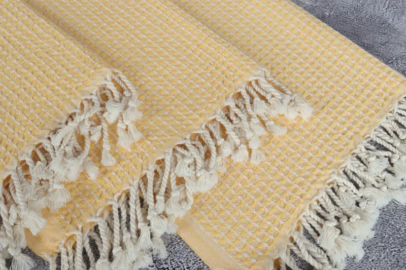 Bridesmaid Gifts, Home Decor Gifts, Monogram Kitchen Towel, Small Bath Towels, Wedding Gift Kitchen Towel, Home Gift, 44x22 Cotton Waffle Towel - 5