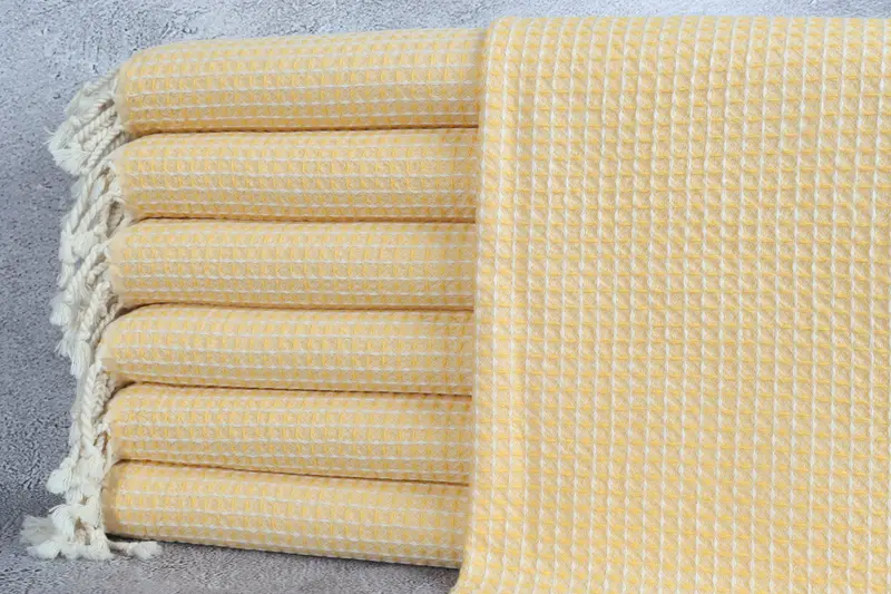 Bridesmaid Gifts, Home Decor Gifts, Monogram Kitchen Towel, Small Bath Towels, Wedding Gift Kitchen Towel, Home Gift, 44x22 Cotton Waffle Towel - 1