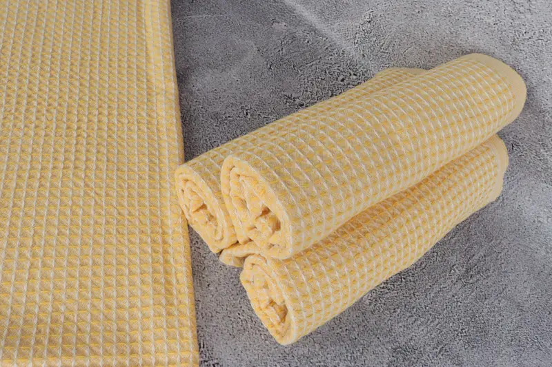 Bridesmaid Gifts, Home Decor Gifts, Monogram Kitchen Towel, Small Bath Towels, Wedding Gift Kitchen Towel, Home Gift, 44x22 Cotton Waffle Towel - 8