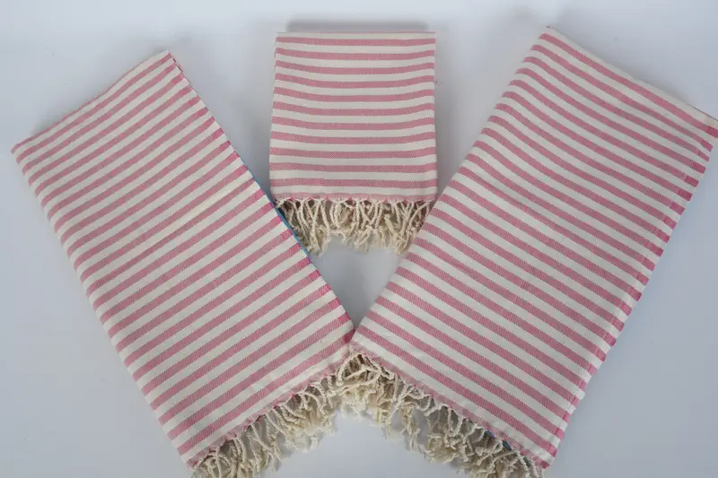 Wedding Gift Ideas, Bathroom Towels, Towel With Name, Monogrammed Hand Towel, Personalized Dish Towel, Bridesmaid Towel, 40x24 Cotton Striped Towel - 7