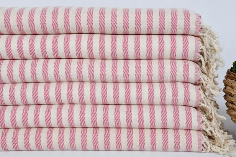 Wedding Gift Ideas, Bathroom Towels, Towel With Name, Monogrammed Hand Towel, Personalized Dish Towel, Bridesmaid Towel, 40x24 Cotton Striped Towel - 3