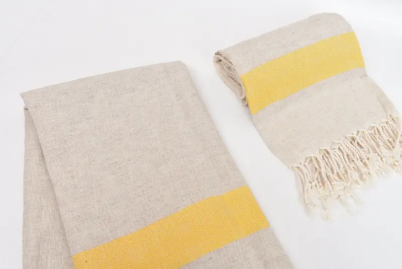 Memorial Gift, Turkish Bath Towel Set, Cotton towel, 70x36 Linen Striped Towel, Quick-dry towel, Turkish Beach Towel Bulk, Custom Wedding Gifts - 7