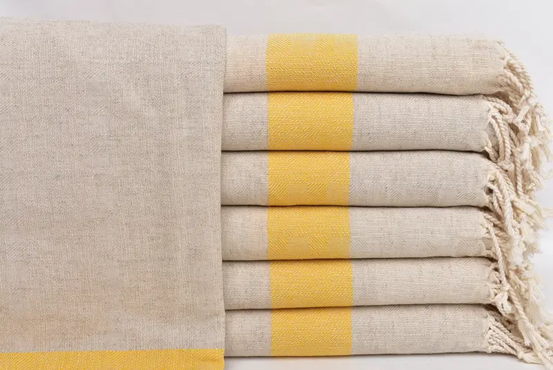Memorial Gift, Turkish Bath Towel Set, Cotton towel, 70x36 Linen Striped Towel, Quick-dry towel, Turkish Beach Towel Bulk, Custom Wedding Gifts - 1