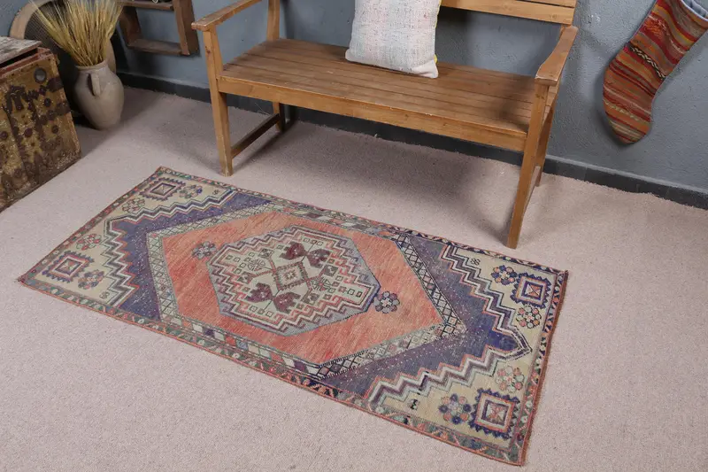 Pembe Kamuflaj Halı, 2,6x5,5 ft Şık Dekor