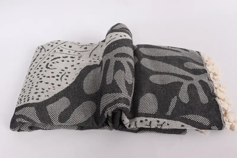 100x92 Cotton Whale Design Towel, Housewarming Gift, Unique Gift, Wedding Favors, Custom Wedding Gifts, Wedding Anniversary Gift, Turkish Bedspread - 7
