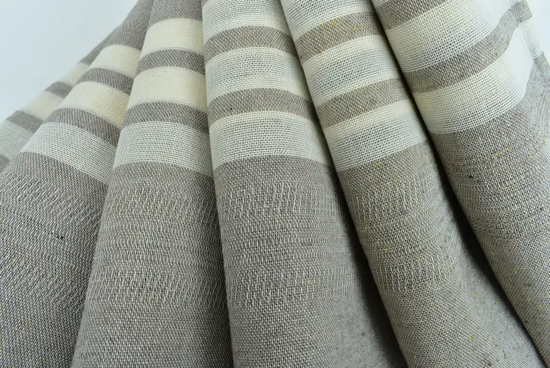 Personalized Turkish Towel, Quick-dry peshtemal, Beach Towel Bulk, Scarf Towel, Personalized Gifts, Christmas Favors, 68x40 Cotton Striped Towel - 5