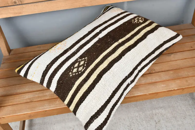 20x28 White Pillow Case, Interior Designer Pillow, Knitted Pillow Cover, Home Decor Pillow, Rustic Pillow, Pillow Cover, Antique Pillows - 2
