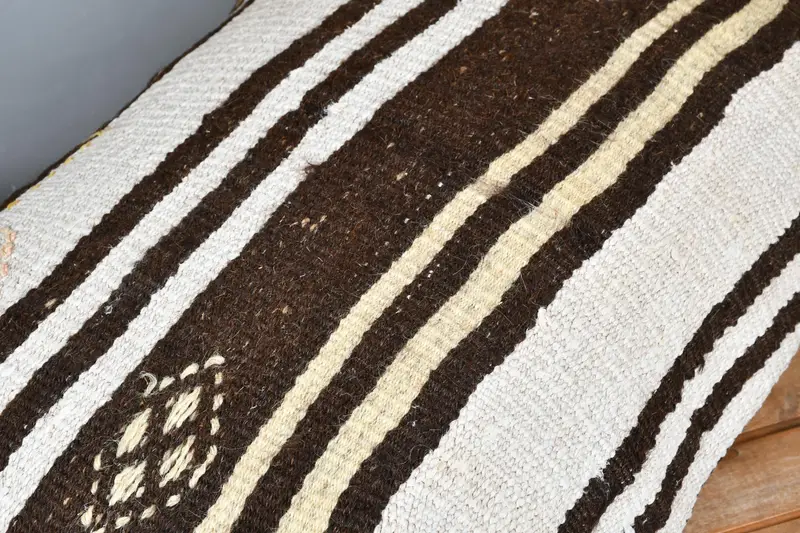 20x28 White Pillow Case, Interior Designer Pillow, Knitted Pillow Cover, Home Decor Pillow, Rustic Pillow, Pillow Cover, Antique Pillows - 3