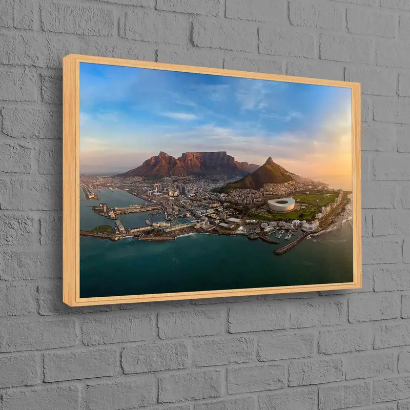 Kanvas Tablo: Masa Dağı, Cape Town'un Görkemli Manzarası