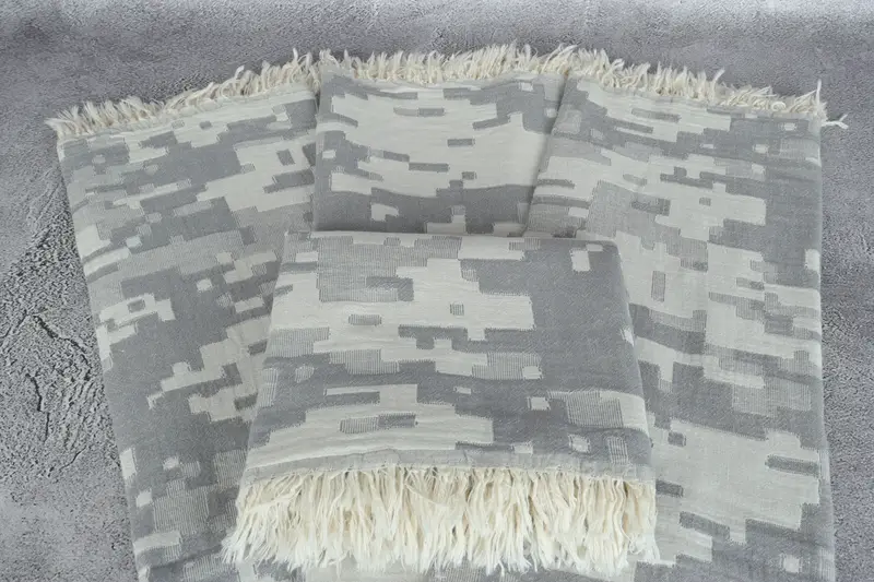 Pool Towels, 68x36 Cotton Camouflage Towel, Personalized Wedding Gift, Absorbent Turkish towel, Boyfriend Christmas Gift, Organic Turkish towel - 5