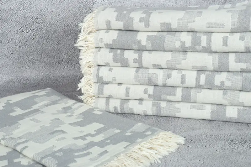 Pool Towels, 68x36 Cotton Camouflage Towel, Personalized Wedding Gift, Absorbent Turkish towel, Boyfriend Christmas Gift, Organic Turkish towel - 3