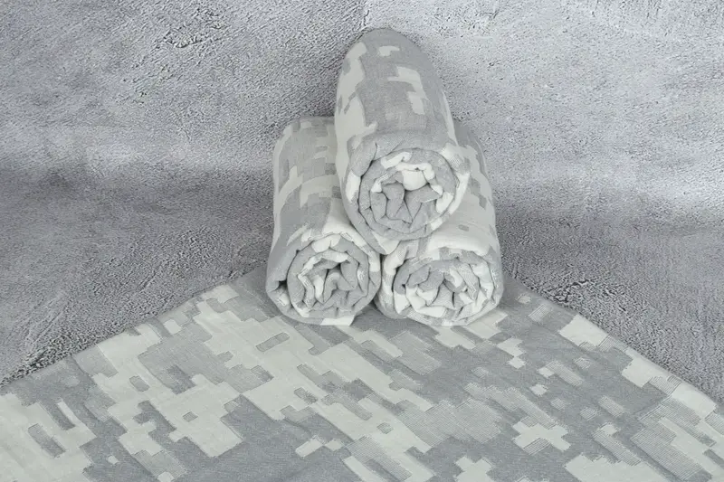 Pool Towels, 68x36 Cotton Camouflage Towel, Personalized Wedding Gift, Absorbent Turkish towel, Boyfriend Christmas Gift, Organic Turkish towel - 8