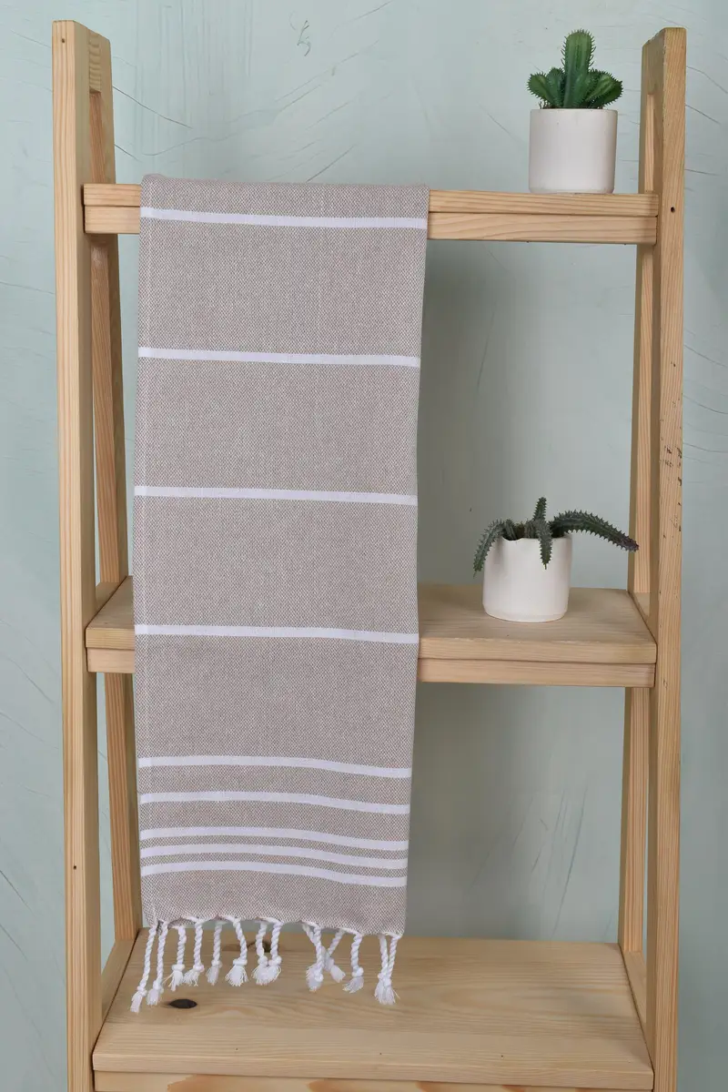 Gifts For Him, Personalized Gift For Him, 38x18 Cotton Striped Towel, Personalized Gift, Wedding Gift, Turkish Towel Hand Towel, Monogram Towels - 8