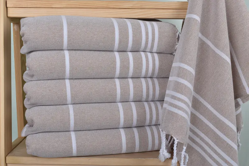 Gifts For Him, Personalized Gift For Him, 38x18 Cotton Striped Towel, Personalized Gift, Wedding Gift, Turkish Towel Hand Towel, Monogram Towels - 2