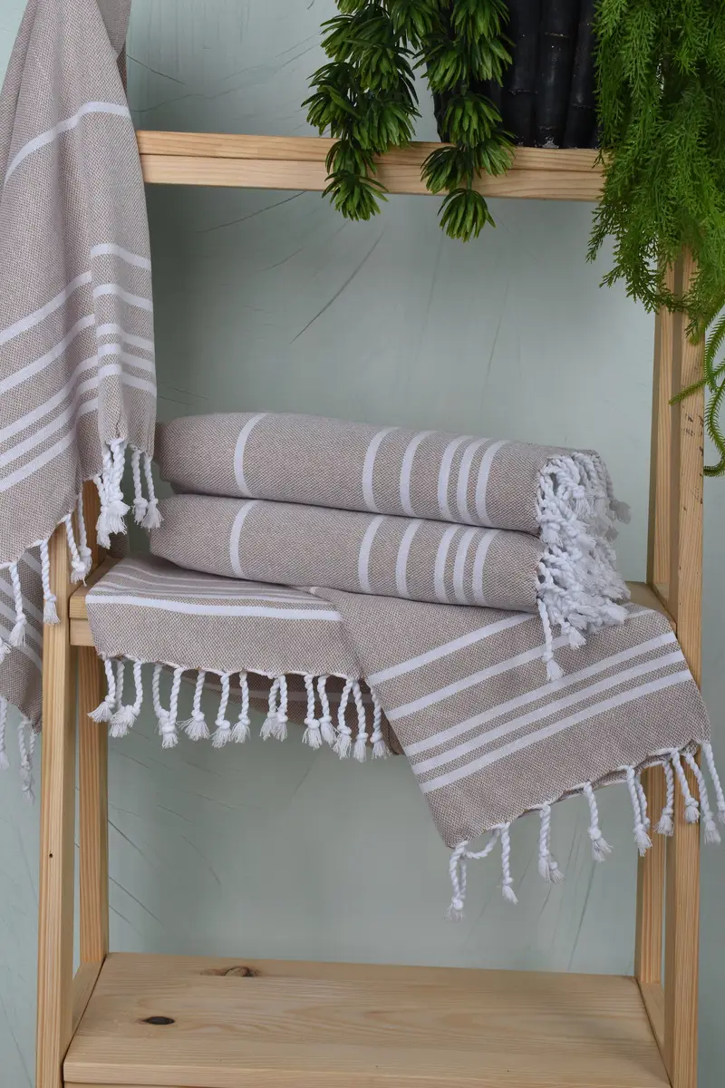 Gifts For Him, Personalized Gift For Him, 38x18 Cotton Striped Towel, Personalized Gift, Wedding Gift, Turkish Towel Hand Towel, Monogram Towels - 6