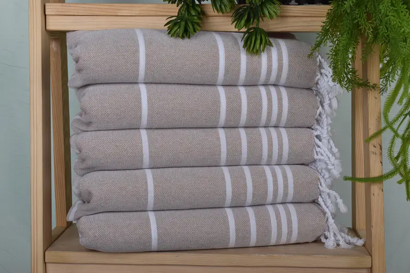 Gifts For Him, Personalized Gift For Him, 38x18 Cotton Striped Towel, Personalized Gift, Wedding Gift, Turkish Towel Hand Towel, Monogram Towels - 1