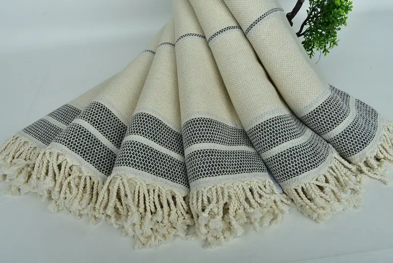 Peshtemal Towel, Holiday Towel, Monogrammed Turkish Towel, Wedding Gift For Bride, 70x36 Cotton Striped Towel, Beach Towel Bulk, Cotton towel - 4