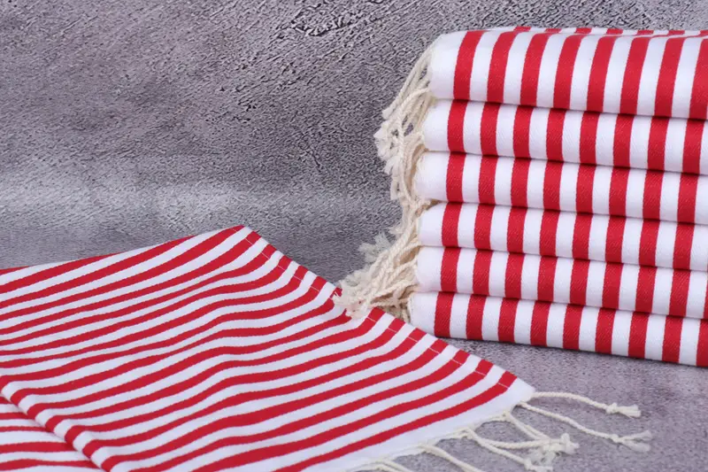 40x18 Cotton Striped Towel, Bathroom Towels, Handmade Gift, Boyfriend Christmas Gift, Turkish Towel Hand Towel, Personalized Hand Towel, Guest Towel - 2