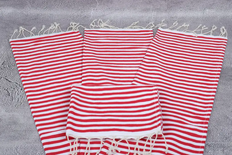 40x18 Cotton Striped Towel, Bathroom Towels, Handmade Gift, Boyfriend Christmas Gift, Turkish Towel Hand Towel, Personalized Hand Towel, Guest Towel - 4