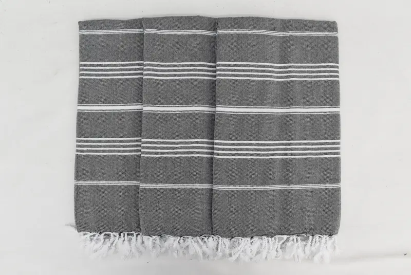 Scarf Towel, Soft towel, Custom Name Towel, Quick-dry peshtemal, Customized Towels, Bachelorette Party Gifts Bridesmaids, 70x40 Cotton Striped Towel - 6
