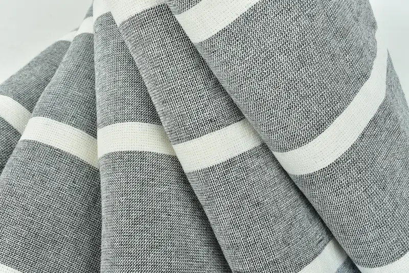 Large Turkish Towel, Valentines Day Gift Idea, Bachelorette Party Gift, Personalized Gifts, Best Wedding Gift, 64x40 Cotton Striped Towel - 5