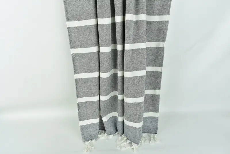 Large Turkish Towel, Valentines Day Gift Idea, Bachelorette Party Gift, Personalized Gifts, Best Wedding Gift, 64x40 Cotton Striped Towel - 8