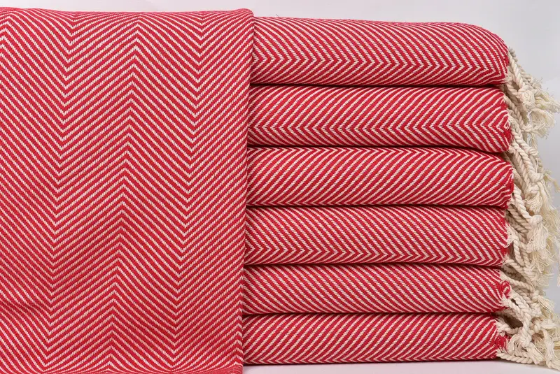 Valentines Day Gift, Custom Hand Towel, Custom Wedding Gift From Bridesmaid, Personalized Gifts, Bathroom Towels, 40x20 Cotton Herringbone Towel - 1