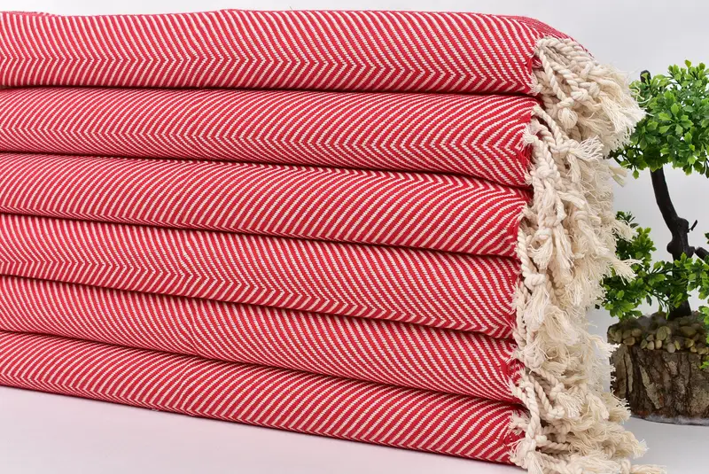 Valentines Day Gift, Custom Hand Towel, Custom Wedding Gift From Bridesmaid, Personalized Gifts, Bathroom Towels, 40x20 Cotton Herringbone Towel - 3