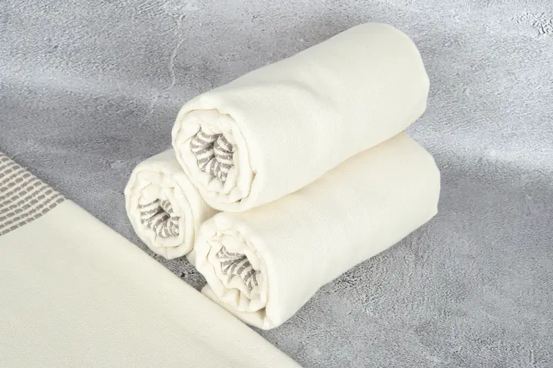 First Wedding Anniversary Gift, Bridal Shower Favor, Scarf Towel, Sand-free towel, Lightweight towel, 70x36 Cotton Striped Towel, Bridal Shower Gift - 8