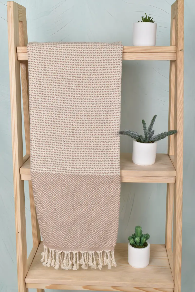 Fouta towel, Home Decor Gifts, Custom Gift, 70x40 Cotton Chevron Towel, First Wedding Anniversary Gift, Boyfriend Christmas Gift, Luxury Beach Towel - 8