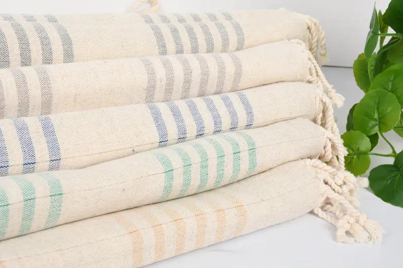 Peshtemal beach towel with unique design, Bridal Shower Favor, Soft towel, Gift For Him, Personalized Turkish Towel, 70x40 Linen Striped Towel - 3